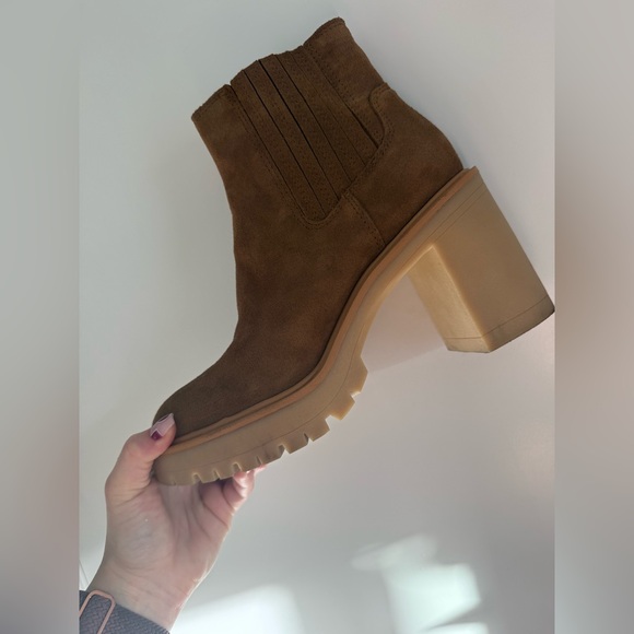 Dolce Vita Caster H2O Waterproof Lug Sole boot - Camel - Picture 5 of 7